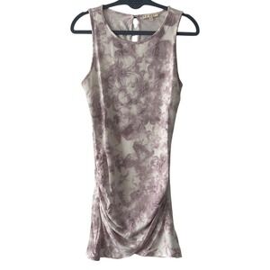 Promesa Lavender Tie-Dye Star Sleeveless Dress Small NWOT